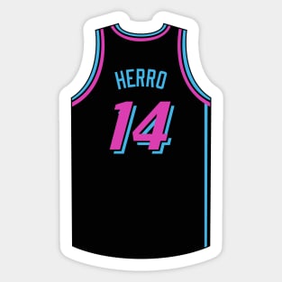 Tyler Herro Miami Jersey Qiangy Sticker